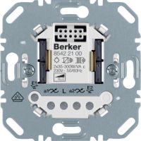 Ściemniacz uniwersalny przyciskowy podwójny, mechanizm Berker.Net, zaciski śrubowe, one.platform | 85422100 Hager