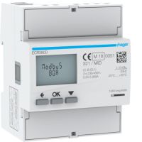 Licznik energii elektrycznej 3-fazowy, 80A 4M, Modbus, MID, Agardio.measure | ECR380D Hager