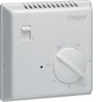 Termostat elektroniczny z wyłącznikiem ręcznym 230V 1P 8A | EK003 Hager