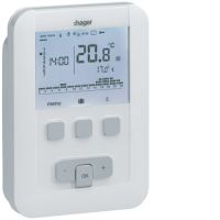 Cyfrowy termostat zegarowy o cyklu tygodniowym, 5A, 230 V | EK530 Hager
