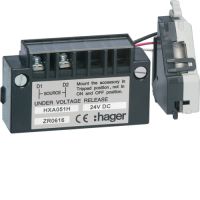Wyzwalacz podnapięciowy zwłoczny x160-x250 24VDC | HXA051H Hager