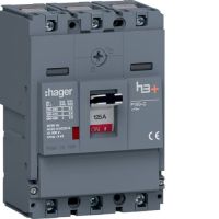 Rozłącznik mocy h3+ P160 3P 125A | HCS125AC Hager