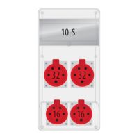 Rozdzielnica R-BOX SLIM 10S 2x32A/5p, 2x16A/5p | B.SLIM-10S-6BR PAWBOL SPÓŁKA AKCYJN