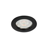Oczko sufitowe VIDI CTC-5514-B okrągły stop aluminium kolor czarny mat 1XGx5,3 | 25995 Kanlux