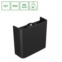 Oprawa na elewację LUNARIX 1 2W CCT 3000/4000/6000K 230V IP54 RA90 110x100x40mm czarna góra/dół | SLIP007015 Wojnarowscy