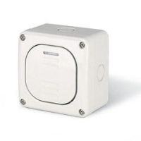 Łącznik schodowy natynkowy PROTECTA 10AX 250V IP66 | 137.5211 Scame