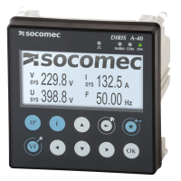 Miernik DIRIS A40, RS485 Modbus, 3We, 2Wy | 48250500 Socomec
