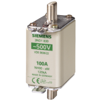 LV HRC fuse NH00 125A aM 500Vac | 3ND1832 Siemens