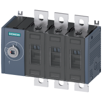 Rozłącznik izolacyjny 3KD, WLK. 3, 3-bieg., IN=250 A, bezpośredni napęd obrotowy w zestawie | 3KD3830-0PE10-0 Siemens