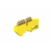 Listwa zaciskowa ochronna 7-modułowa/7x16mm2/Żółta/TM/ | R739540 An-kom