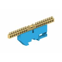 Listwa zac.ochro.18modułowa/18x10mm2+1x35mm2/Niebi | R739600 An-kom