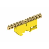 Listwa zaciskowa ochronna 18moduł./9x16mm2+9x10mm2+1x35mm2/Ż | R739612 An-kom