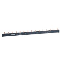 Szyna sztyftowa do wyłączników C120/NG125, 3-biegunowa, 15 modułów | 14813 Schneider Electric