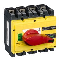 Rozłącznik Compact INS INV INS250 żółto-czerwony 200A 4P | 31123 Schneider Electric