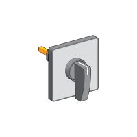 Głowica operacyjna Harmony K 60x60mm czarna rączka | KDD1H Schneider Electric