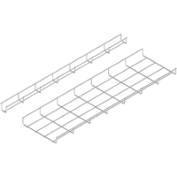Korytko siatkowe zgrzewane z drutu galwanicznego KSG200H35/3 (3m) | 930230 Baks