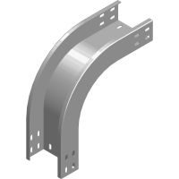 Łuk zewnętrzny 90st. LZZP50H50, gr.blachy 1,5mm | 351405 Baks