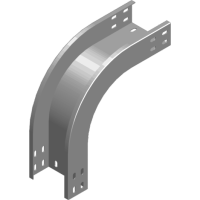 Łuk zewnętrzny 90st. LZZP100H50, gr.blachy 1,5mm | 351410 Baks