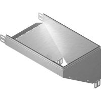 Kolanko redukcyjne prawe KRPBJ50 H60, gr.blachy 1,0mm | 169324 Baks