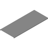 Pokrywa korytka z zamkiem PZKZC100/3 gr. blachy 2,0mm (3m) | 300810 Baks
