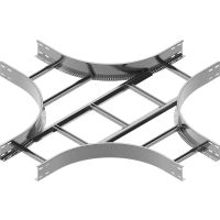 Czwórnik drabinki CZDC600H100 N, gr. blachy 2,0mm | 492360 Baks