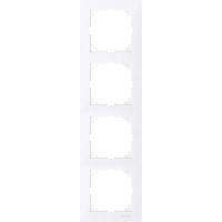 Ramka czterokrotna biały active, M-Pure, Merten | MTN4040-3625 Schneider Electric