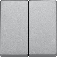 Klawisz podwójny aluminium, Merten | MTN433560 Schneider Electric