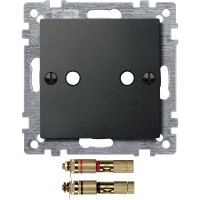 Płytka centralna ze złączem głośnika Hi-Fi, antracyt, system M | MTN469314 Schneider Electric