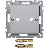 Płytka centralna ze złączem głośnika Hi-Fi, aluminium, system M | MTN469360 Schneider Electric