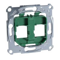 Płytka montażowa gniazd modułowych, zielony, Merten | MTN4566-0004 Schneider Electric
