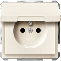 Gniazdo pojedyncze z/u 16A IP20 kremowy, Merten | MTN2610-4044 Schneider Electric
