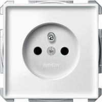 Gniazdo pojedyncze z/u 16A IP20 biały, Merten | MTN2600-4019 Schneider Electric