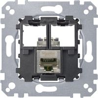 Mechanizm gniazda teleinformatycznego komputerowe 1xRJ45 kat 6a F/STP, Merten | MTN4576-0021 Schneider Electric