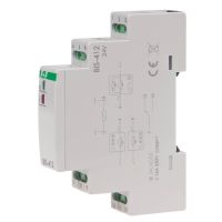 Przekaźnik bistabilny grupowy BIS-412-24V 24V/16A 1×NO/NC montaż na szynie DIN | BIS-412-24V F&F