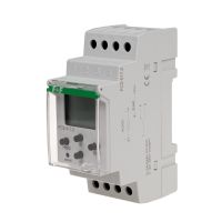 Przekaźnik czasowy 18-funkcyjny LCD PCS-517 styk: 1NO/NC, U=24-264V na szynę DIN | PCS-517 F&F