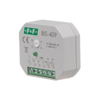 Przekaźnik bistabilny, 4 funkcyjny, podtynkowy, dwa obwody sterowania | BIS-409 F&F