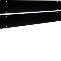 Pokrywa boczna do cokołów IP41 RAL9005 100x600 (WxG) | FZ911XS Hager