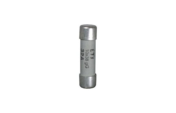 Wkładka topikowa cylindryczna 10x38mm 32A gG 500V CH10 (zwłoczna) | 002620015 Eti