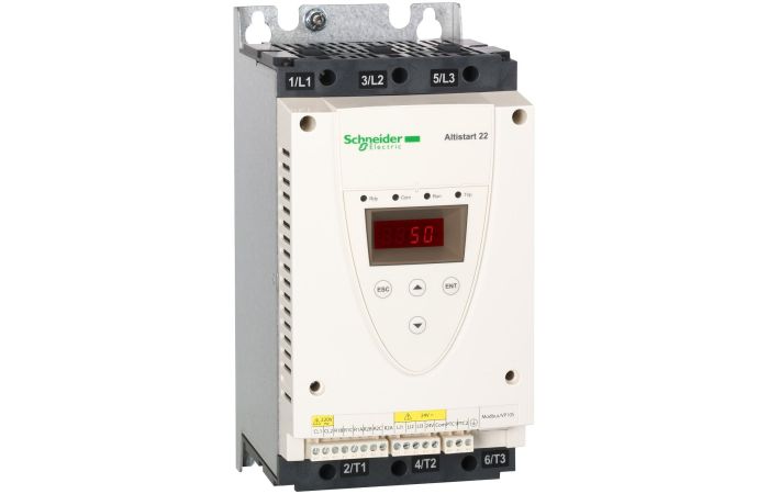 Układ łagodnego rozruchu ATS22 3-fazowe 230/440VAC 50/60Hz 22kW 47A IP20, Altistart 22 | ATS22D47Q Schneider Electric