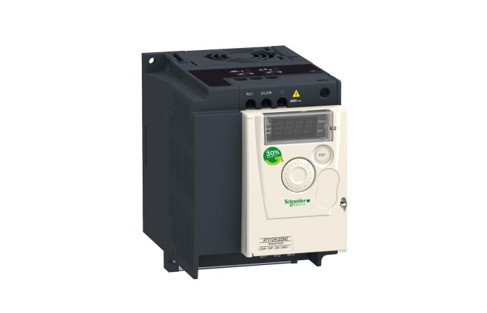 Przemiennik częstotliwości ATV12 1-fazowy 200/240VAC 50/60Hz 2.2kW 10A IP20, Altivar 12  | ATV12HU22M2 Schneider Electric