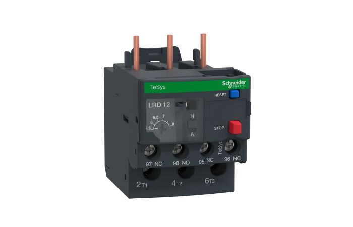 Przekaźnik przeciążeniowy 5,5-8A klasa 10A, Tesys | LRD12 Schneider Electric